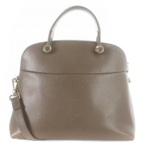 FURLA パイパー S ハンドバッグ ショルダーバッグ 2way レザー 茶色 ブラウン