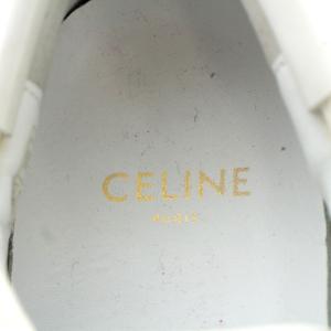 CELINE メッセージ スニーカー キャンバス 35 21cm 白 ホワイト SH