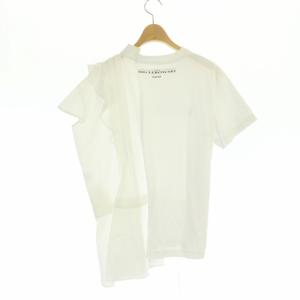 sacai × ビッグ リボウスキ The Big Lebowski ドッキングTシャツ カットソー 半袖 ロゴ 1 白 ホワイト