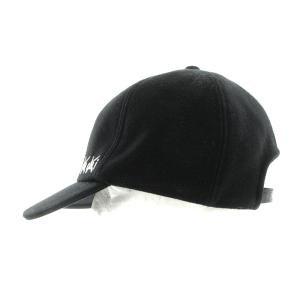 sacai KAWS 21AW Melton Cap 帽子 ウール ブラック