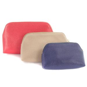 FURLA マトリョーシカ ポーチ 3点セット ロゴ 赤 レッド 茶色 ブラウン 紺 ネイビー