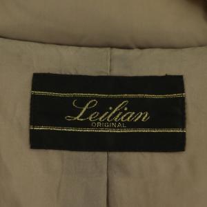 Leilian ダウンジャケット アウター ハイネック 総裏地 13+ グレージュ