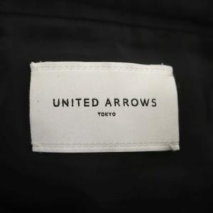 UNITED ARROWS キルティング フレアスカート ロング 38 濃紺 ダークネイビー