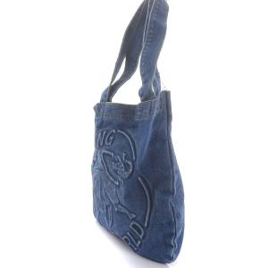 HUNTING WORLD トートバッグ デニム 象柄 インディゴ
