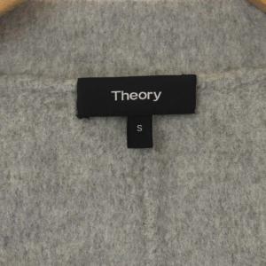 Theory DIVIDE DUFFLE.COAT.DF コート ロング アウター フード ウール カシミヤ混 S グレー