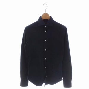 POLO RALPH LAUREN ロゴ刺繍ブラウスシャツ 長袖 スリムフィット 0 紺 ネイビー