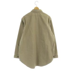 MADISONBLUE HAMPTON BACK SATIN SHIRT シャツ 長袖 オーバーサイズ 01 ベージュ