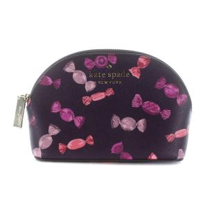 ミニポーチ キャンディー柄 紫 パープル ピンク