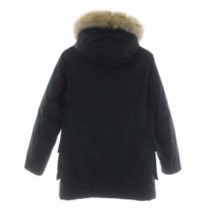 WOOLRICH NEW ARCTIC PARKA ダウンジャケット ミドル丈 フード ファー EU XS ブラック