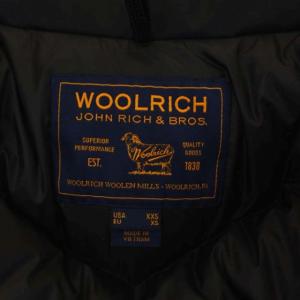 WOOLRICH NEW ARCTIC PARKA ダウンジャケット ミドル丈 フード ファー EU XS ブラック