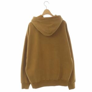Deuxieme Classe Sweatパーカー フード プルオーバー キャメル
