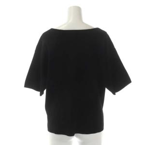 TOMORROWLAND セットアップ 上下 アセテートナイロンVネックプルオーバートップススカート ニット カットソー 半袖 フレア ロング S F