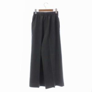 ENFOLD 23SS ELASTIC MENS WIDE-PANTS 36 グレー
