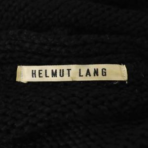 Helmut Lang シルク ニットカーディガン 長袖 ブラック