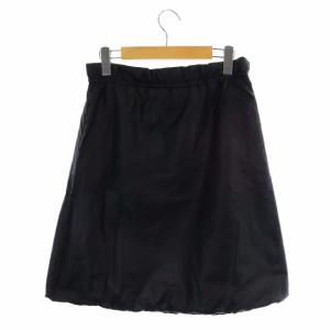 Helmut Lang 中綿 スカート 台形スカート ひざ丈 ブラック