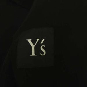 Y's テーラードジャケット 背抜き ダブル 黒 ブラック