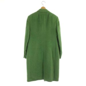 Acne Studios アルパカウールシャギーチェスターコート アウター ロング 総裏地 32 グリーン