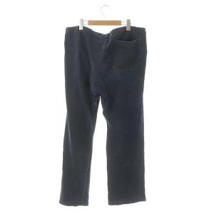 45rpm インディゴ染め裏毛アンカーモチーフ スウェットパンツ イージー ストレート 3 紺 ネイビー