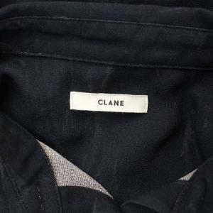 CLANE ティントエブルウエストベルトワンピース ロング 長袖 1 チャコール グレー