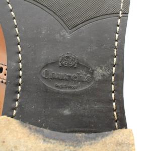 Church's Ketsby サイドゴアブーツ ショートブーツ パンチング ウィングチップ レザー 38 25cm 茶 ブラウン 8706