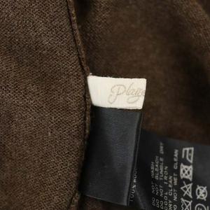 Plage ウールタートルニットワンピース ロング 長袖 茶 ブラウン