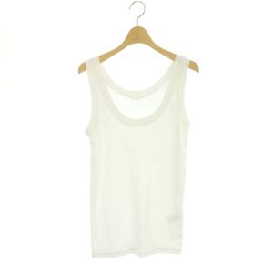 23SS Particular タンクトップ カットソー ノースリーブ 白 ホワイト