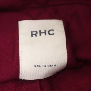 Ron Herman ボタンフライワンピース ロング 長袖 コットン ボルドー