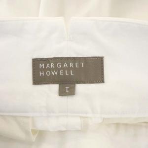 MARGARET HOWELL 20SS コットン 台形スカート ロング 2 白 ホワイト