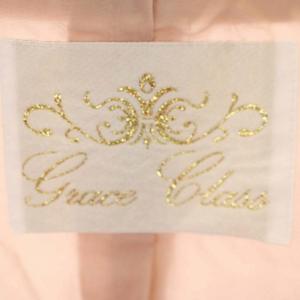 Grace Class トリアセグログランジャケット ノーカラー クロップド 36 ピンク