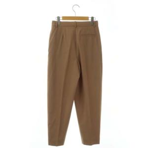 Theory Light Saxony 2 PLT Carrot Pant テーパードパンツ タック センタープレス 0 ライトブラウン