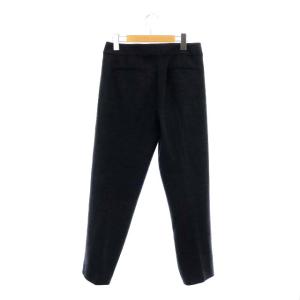 Theory テーパードパンツ センタープレス ジッパーフライ ウール 2 ダークグレー