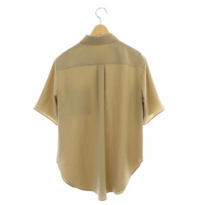 Theory ショートスリーブ オーバー  シャツ 前開き S ベージュ