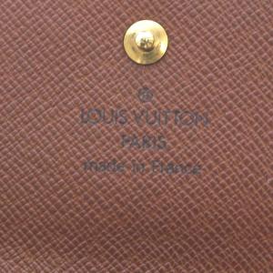 LOUIS VUITTON モノグラム ポルトフォイユ エリーズ ダブルホック 財布 三つ折り 茶色 ブラウン M61654