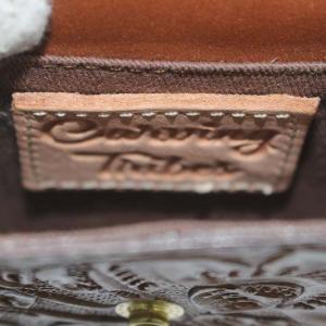 CARVING TRIBES ウエストベルトバッグ ウエストポーチ レザー 茶色 ブラウン