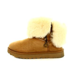 UGG australia AZALEA チャーム チェスナット ムートンブーツ ショートブーツ 23cm 茶 ブラウン 1103129