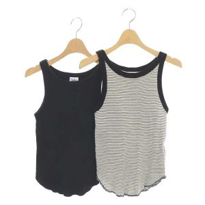 × ミラー Robert P.Miller 22SS CUP IN TANK TOP タンクトップ 2点セット ボーダー S