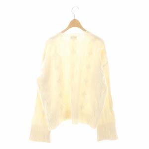 POLO RALPH LAUREN ケーブル ニット セーター カシミヤ混 長袖 オーバーサイズ SP オフホワイト