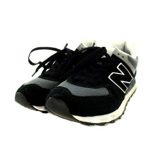 New Balance U574BS2 スニーカー スエード 25cm ブラック