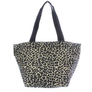 Hervé Chapelier 925F ナイロン舟型ショルダー L ヒョウ柄 カモフラージュ柄 パンサー ブラン