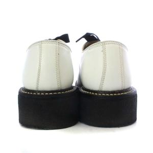 foot the coacher ハーダー HARDER レースアップシューズ プラットフォーム 厚底 レザー 5.5 23.5cm 白 ホワイト