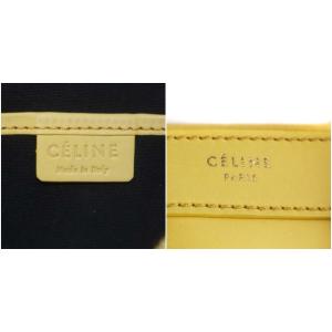 CELINE フィービー期 ラゲージ ナノショッパー ハンド ショルダーバッグ 2way 斜め掛け イエロー