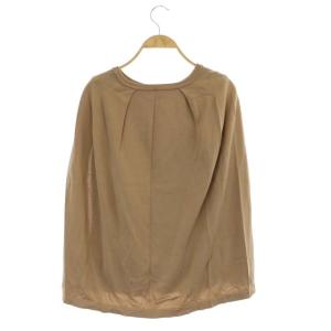 Spick&Span RAYONSTRETCH フレンチプルオーバー ニット カットソー 茶 ブラウン