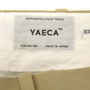YAECA CHINO CLOTH PANTS CREASED チノパンツ テーパードパンツ 30 ベージュ