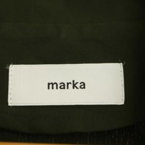 marka 22SS 60/40クロス ラペルレスジャケット ノーカラー 1 カーキ