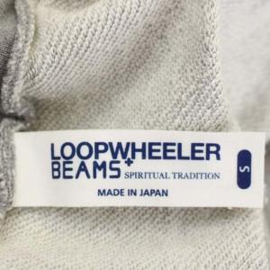 LOOPWHEELER ビームスプラス別注 スウェット ショーツ ショートパンツ ハーフパンツ 裏パイル S 杢グレー