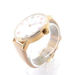 kate spade new york メトロ Metro 腕時計 クォーツ アナログ 3針 ゴールド色 ベージュ KSW1253