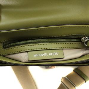MICHAEL KORS BRADSHAW ショルダーバッグ レザー カーキ
