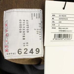 sacai 22年 s Sponge Sweat Hoodie プルオーバー 2 チャコールグレー