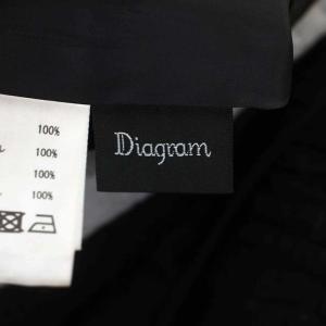 Diagram GRACE CONTINENTAL 23SS エンボスカットアウトワンピース キャミワンピース ロング バックオープン 38 黒 ブラック