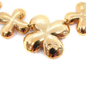 SWAROVSKI ネックレス 花モチーフ ストーン ビジュー ピンクゴールド色